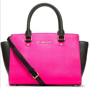 Michael Kors Selma Colorblock Satchel